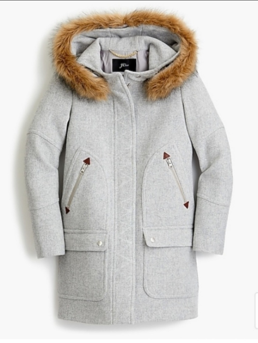 JCrew Chateau Parka in Italian-Stadium-cloth Wool - 0P